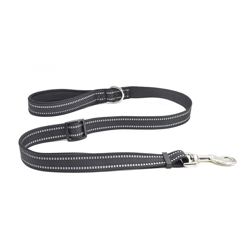 Nylon Adjustable Dog Harness Reflective Soft Breathable No Pull Dog Harness Vest Pet Harness Leash  For Small Medium Large Dogs