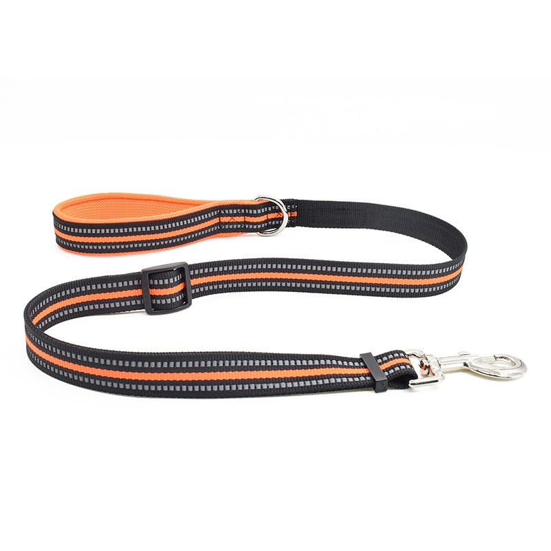 Nylon Adjustable Dog Harness Reflective Soft Breathable No Pull Dog Harness Vest Pet Harness Leash  For Small Medium Large Dogs