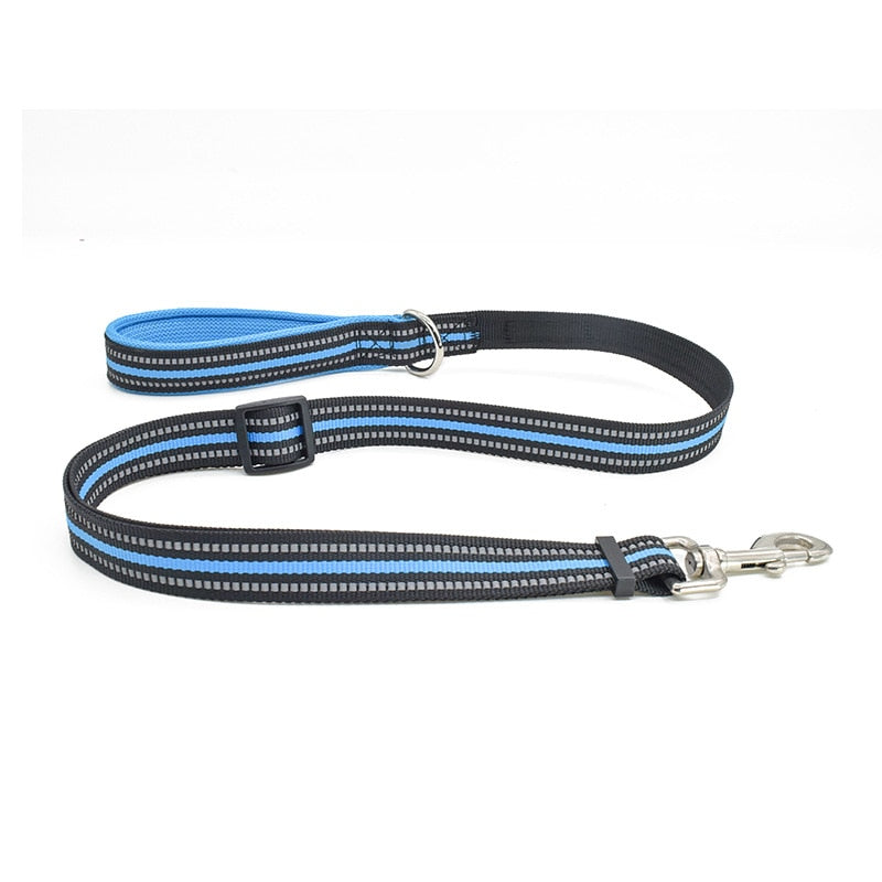 Nylon Adjustable Dog Harness Reflective Soft Breathable No Pull Dog Harness Vest Pet Harness Leash  For Small Medium Large Dogs